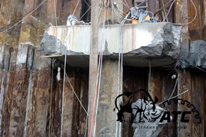Кочетовский гидроузел, разрушение здания